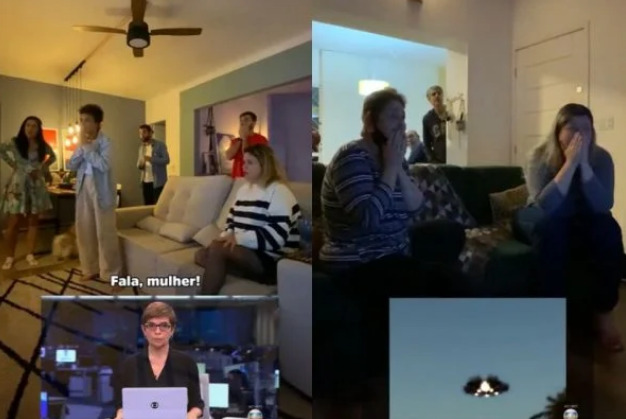 Roteirista trolla amigos com “chegada alienígena” na Globo e viraliza
