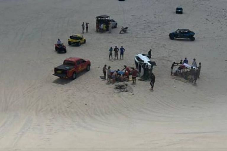 Turista morre após acidente em duna do CE; motorista era um adolescente de 15 anos