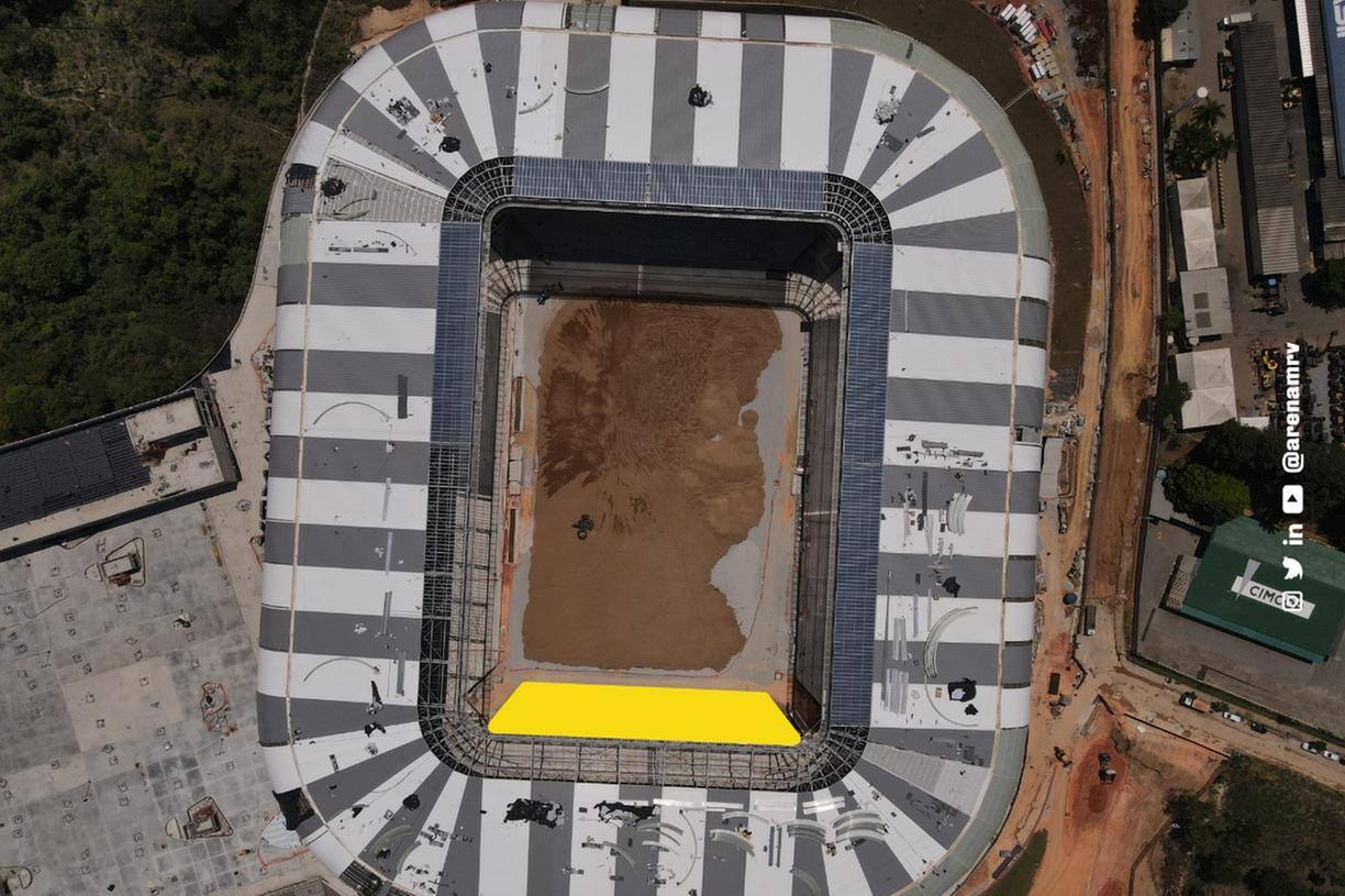 Corpo de Bombeiros aprova e novo estádio do Atlético-MG terá setor sem cadeiras