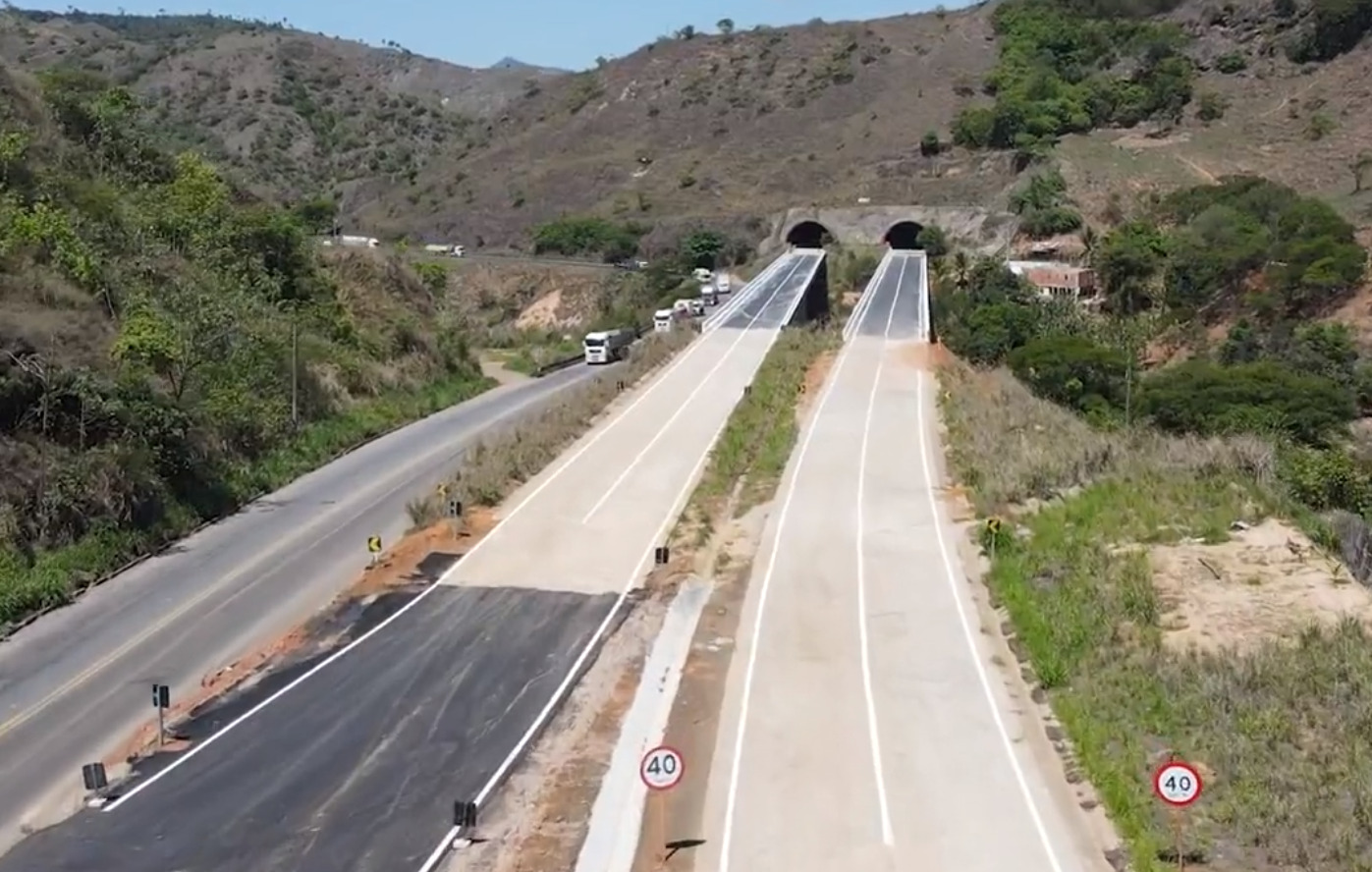 BR-381: Túneis do Piracicaba, em Antônio Dias, é inaugurado por ministro
