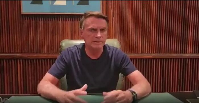 Em vídeo, Bolsonaro faz apelo para desobstrução das rodovias