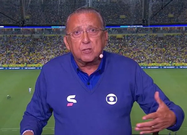 A dez dias da Copa do Mundo, Galvão Bueno pega Covid-19