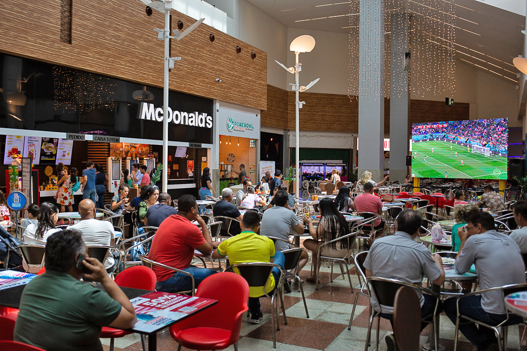 Shopping Vale do Aço transmite Jogos da Copa do Mundo 2022