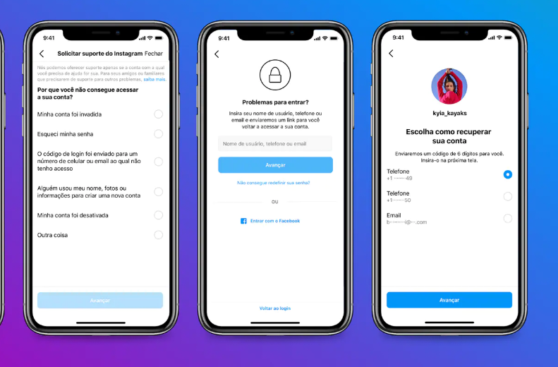 Instagram lança recursos para ajudar usuários que tiveram contas hackeadas