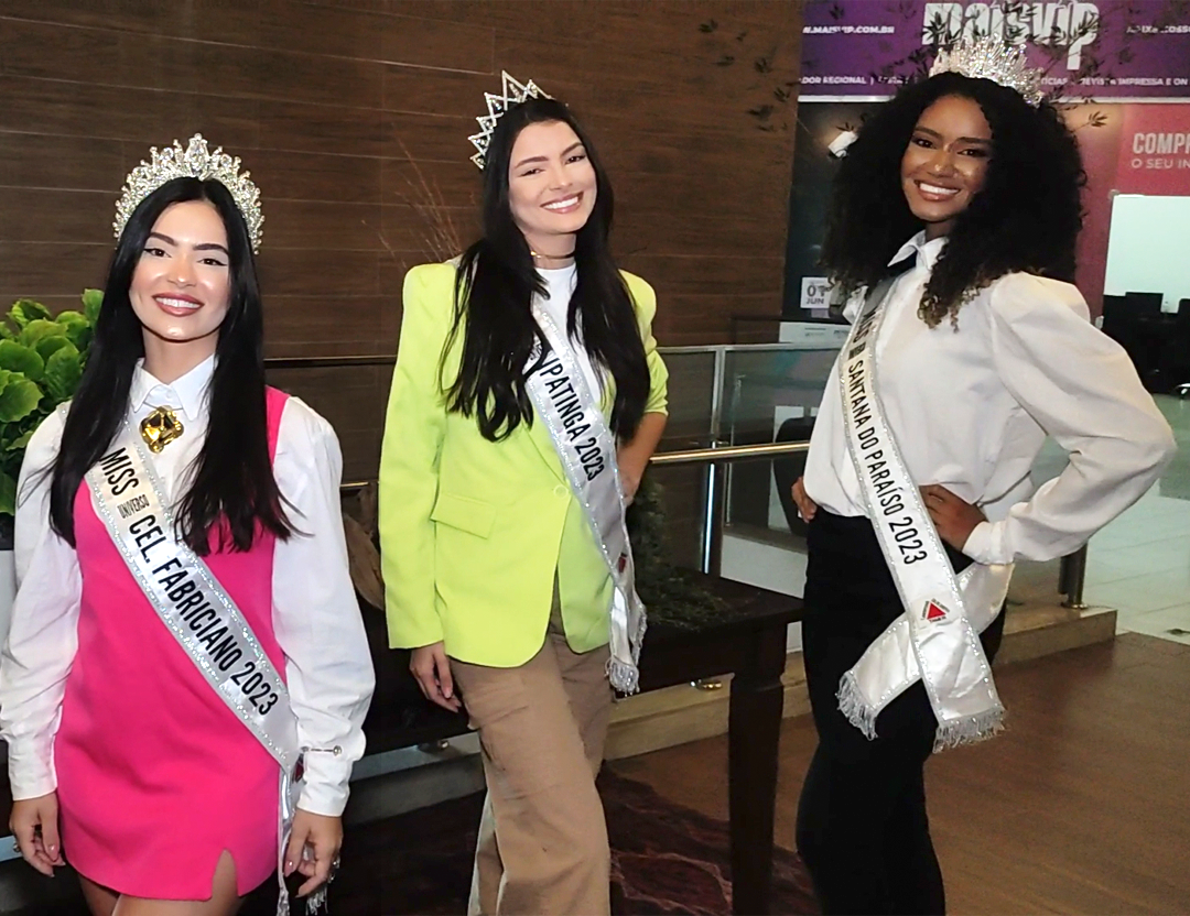 MaisVip entrevista 3 candidatas do Vale do Aço ao 'Miss Universo Minas Gerais 2023'