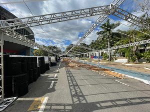 Começam as montagens na Praça 1° de Maio para a 5° edição da ExpoInox