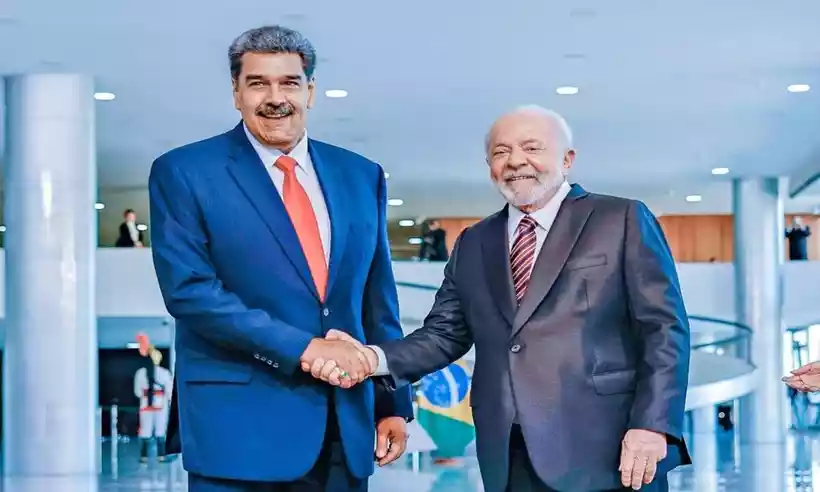 Lula se encontra com Maduro, presidente da Venezuela: 'Alegria desse momento histórico'