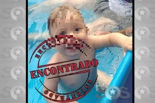 Bebê de 2 anos desaparecido em SC é encontrado com casal desconhecido em SP