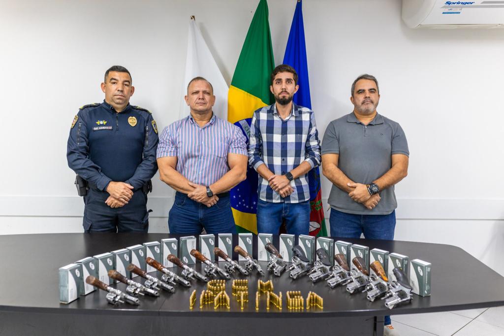 Ipatinga recebe doação de armas do estado para uso da Guarda Civil Municipal