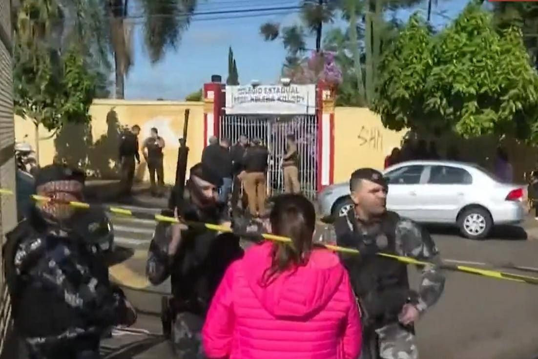 O que se sabe sobre as circunstâncias da morte do atirador em escola do Paraná