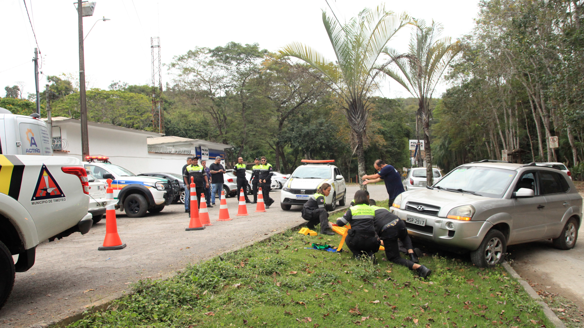 Agentes de trânsito de Timóteo participam de treinamento de Primeiros Socorros