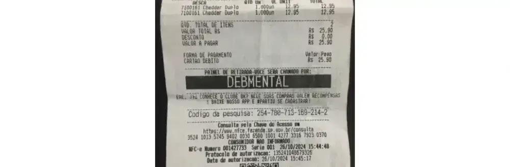 Funcionária do Burger King demitida por ofensa a cliente