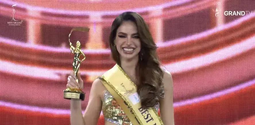 Talita Hartmann conquista 5º lugar no Miss Grand International 2024