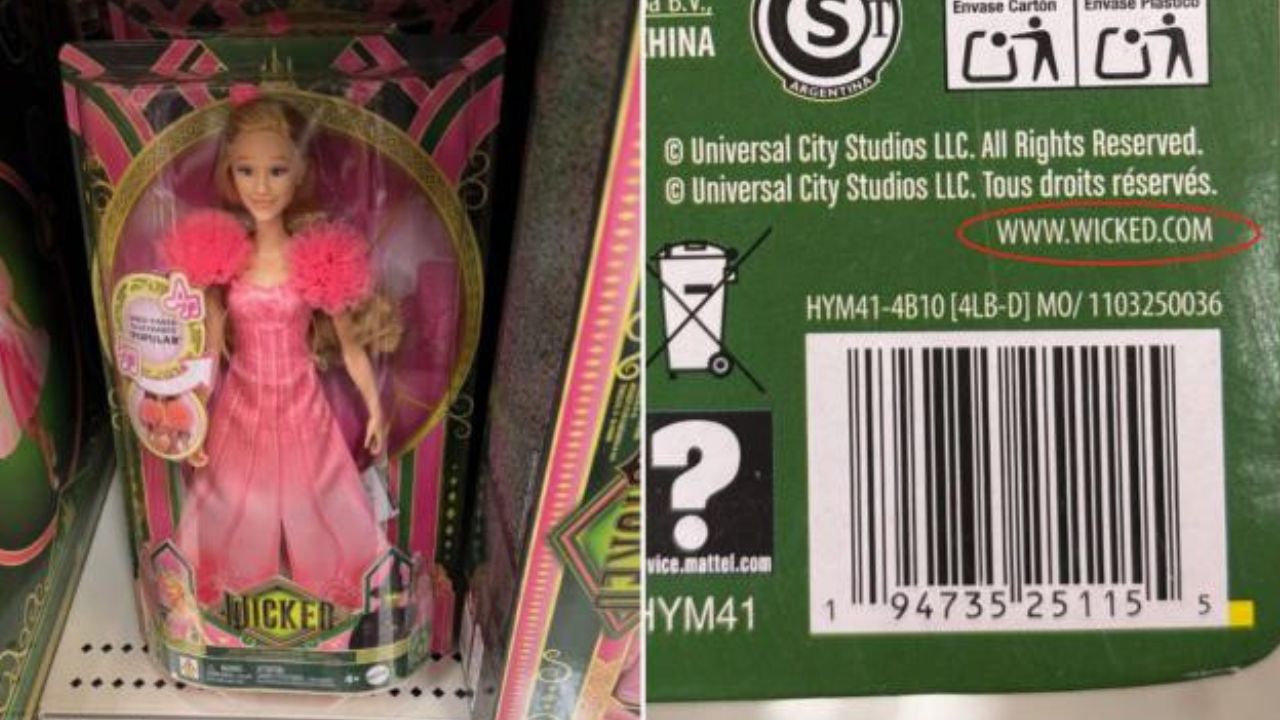 Erro em embalagem de boneca de 'Wicked' direciona crianças para site de pornografia
