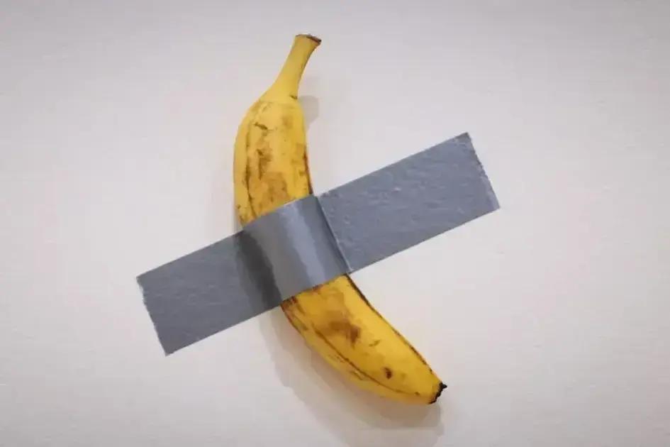 Banana colada na parede: arte que vale R$ 35,8 milhões