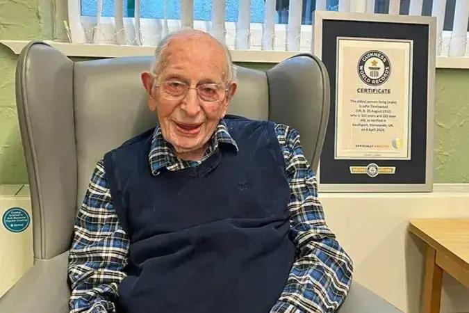 Morre John Tinniswood, o homem mais velho do mundo aos 112 anos