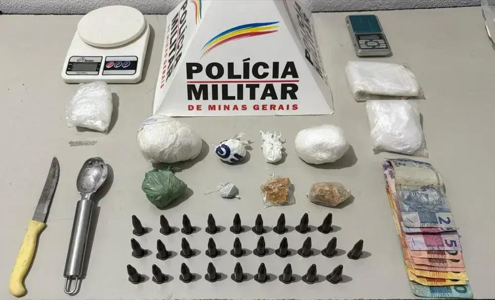Casal preso por tráfico de drogas em Ipatinga