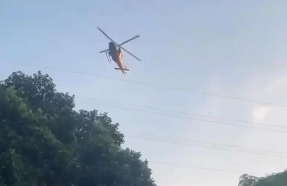 Helicóptero da Polícia Civil é atacado durante operação em Duque de Caxias