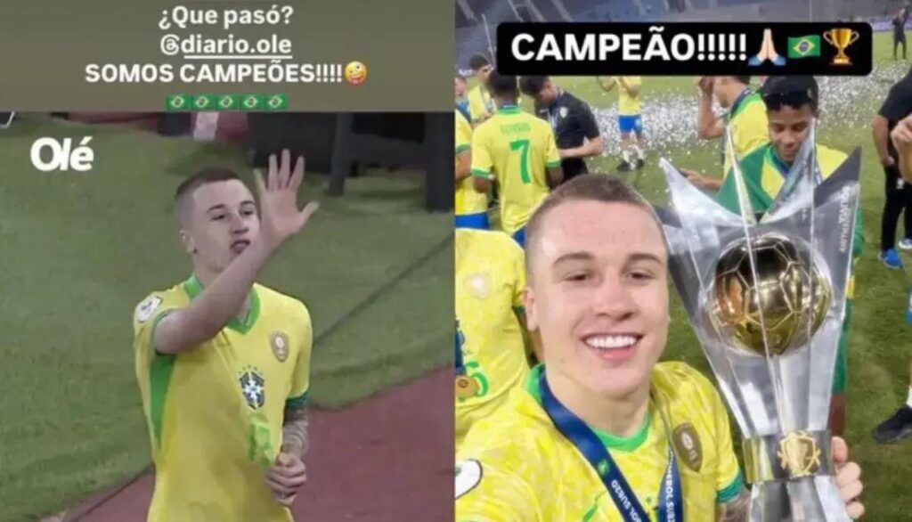 Igor Serrote provoca argentinos após conquista do Sul-Americano Sub-20