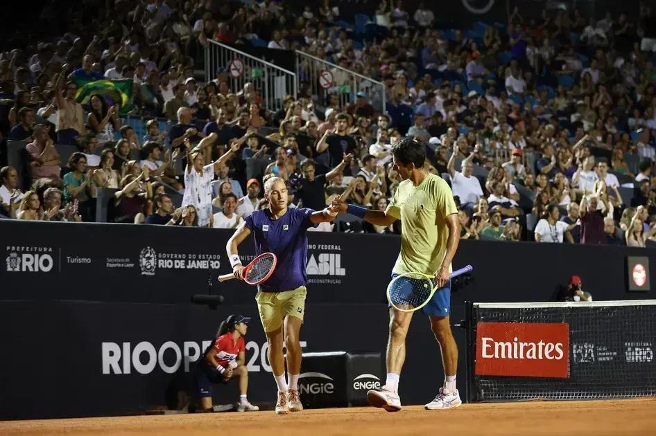 Marcelo Melo e Rafael Matos conquistam título inédito no Rio Open de duplas