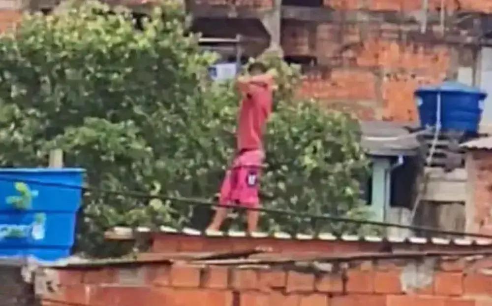 Vídeo revela captura de menor suspeito de homicídio em Timóteo
