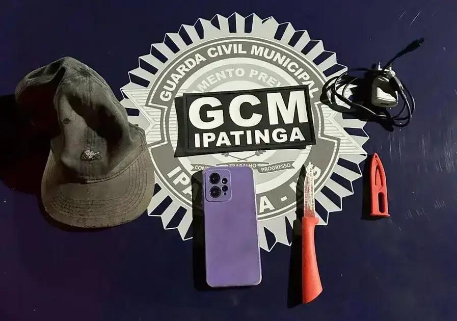 Guarda Civil Municipal detém assaltante em Ipatinga durante ação no Parque Ipanema