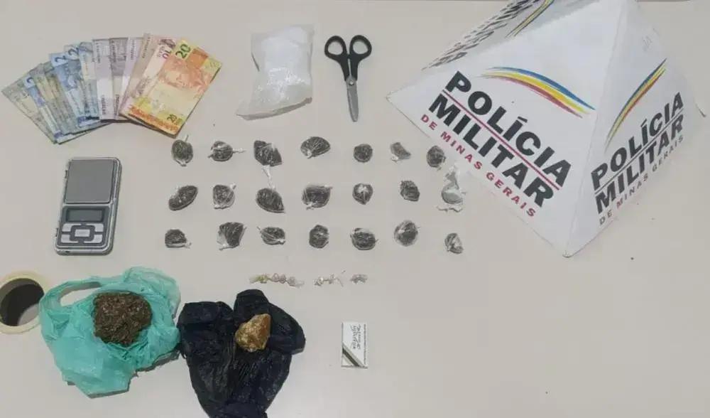 Polícia prende mulher com vinte porções de drogas em Belo Oriente