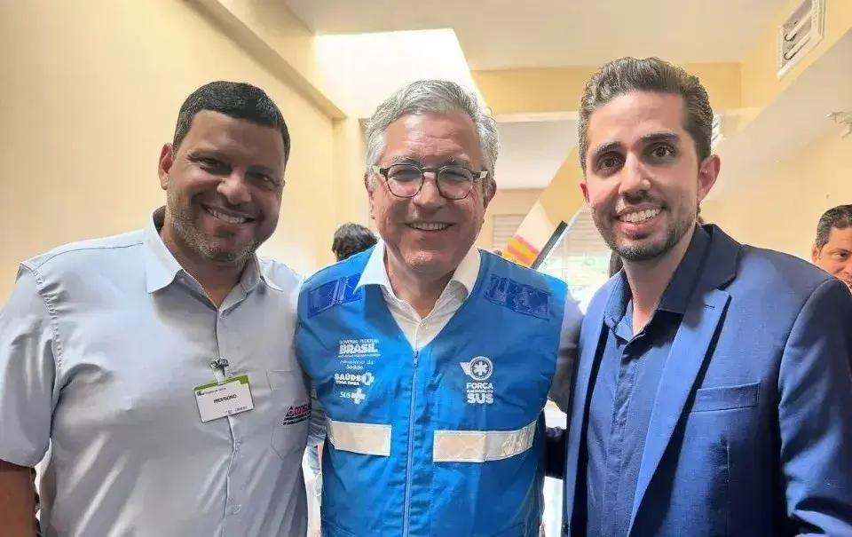 Prefeito Gustavo Nunes se reúne com ministro da Saúde para soluções em Ipatinga