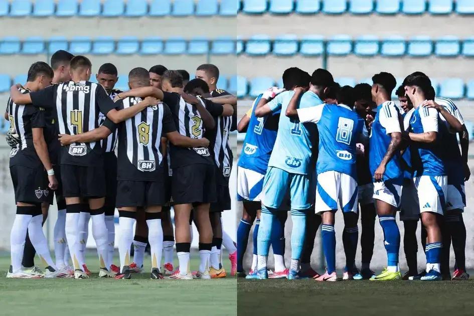 Amizade entre Atlético e Cruzeiro: Destaques do Sub-20 curtem piscina