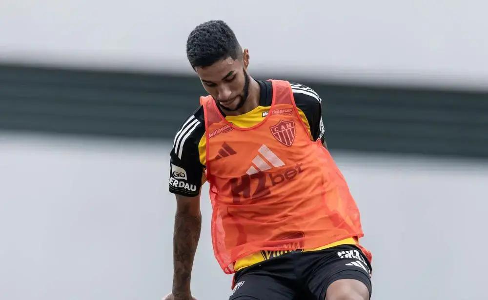 David Kauã é desfalque de última hora do Atlético contra o Caracas