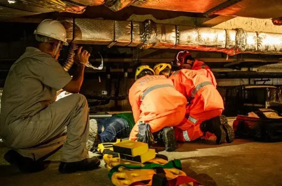 HMVA realiza simulado de incêndio e treinamento de evacuação eficaz