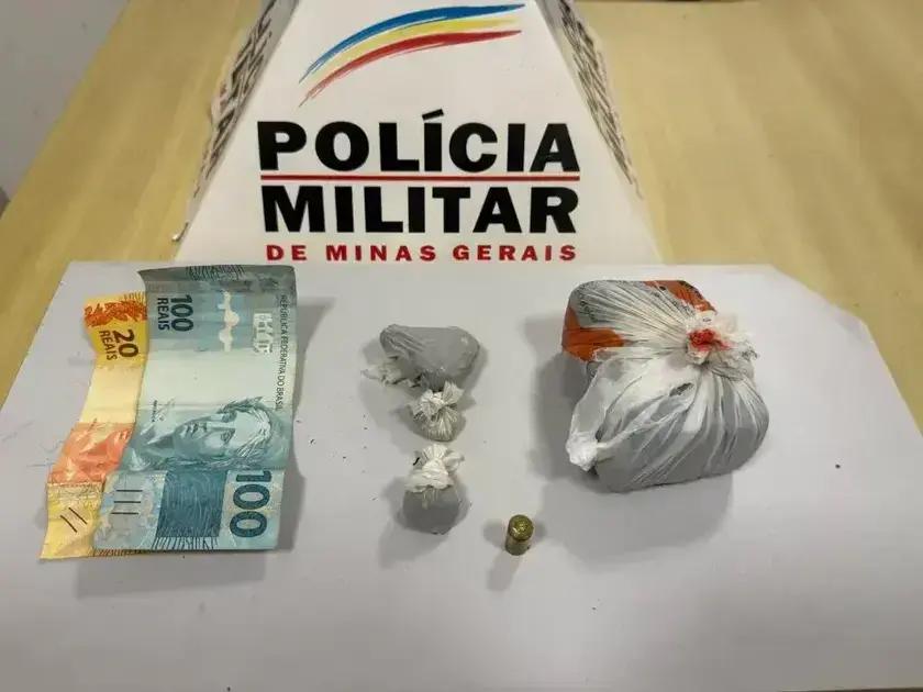 Jovem é detido por tráfico de drogas em operação policial em Ipatinga