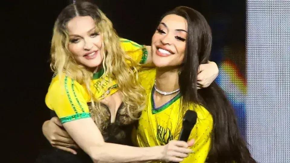 Madonna celebra show no Rio e agradece Pabllo Vittar: 'Linda memória'