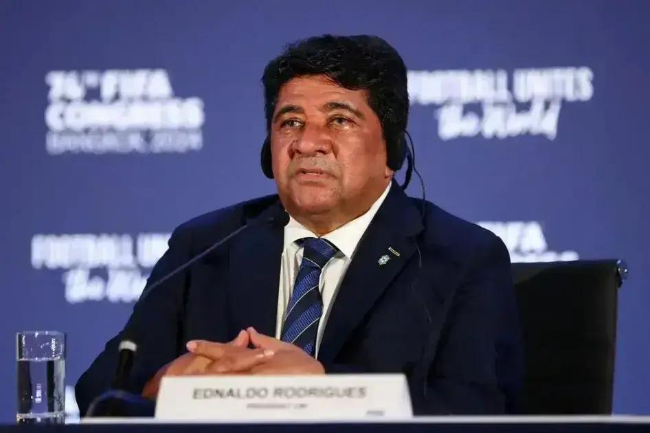 Desembargador determina afastamento de Ednaldo Rodrigues da presidência da CBF