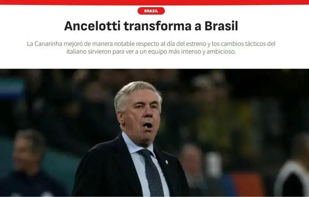 Ancelotti e Vinicius Jr. são os destaques após vitória do Brasil sobre o Paraguai