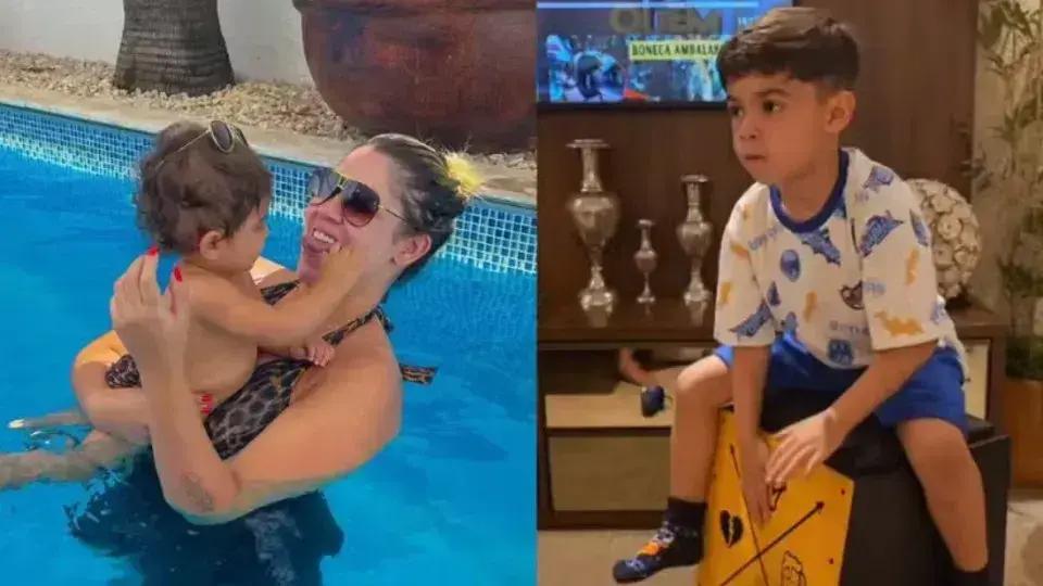 Emocionante: Léo, filho de Marília Mendonça, toca música da mãe; assista ao vídeo