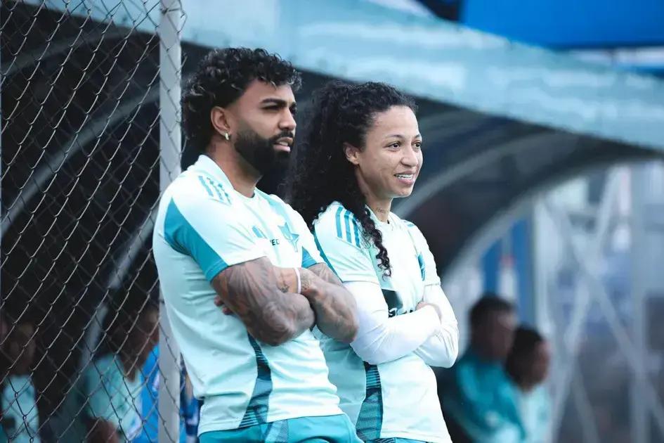 Gabigol e Byanca Brasil: o sucesso da integração no Cruzeiro Feminino