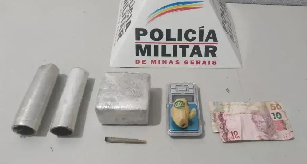 Homem é detido por tráfico de drogas após tentativa de fuga em Ipatinga