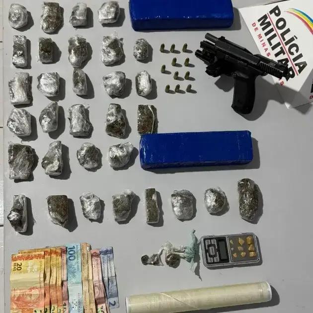 Polícia apreende armas e drogas em operação em Ipatinga