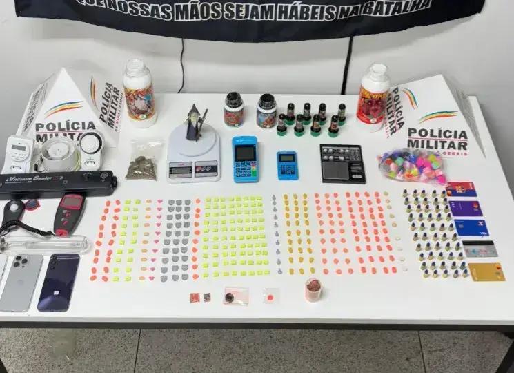 Polícia Militar captura casal com mais de 300 comprimidos de ecstasy em Fabriciano