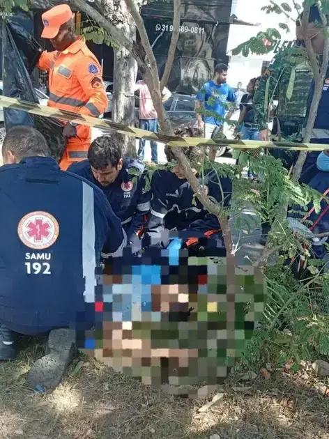 Tragédia em Ipatinga: motociclista colide em árvore e morre