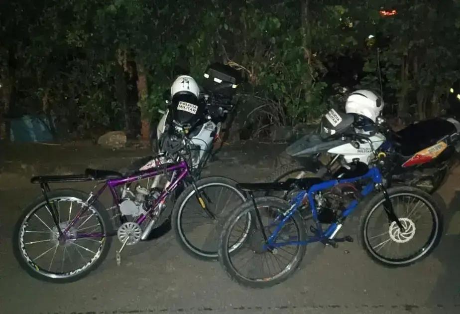 PM de Coronel Fabriciano apreende bicicletas motorizadas em ação do GEPMOR